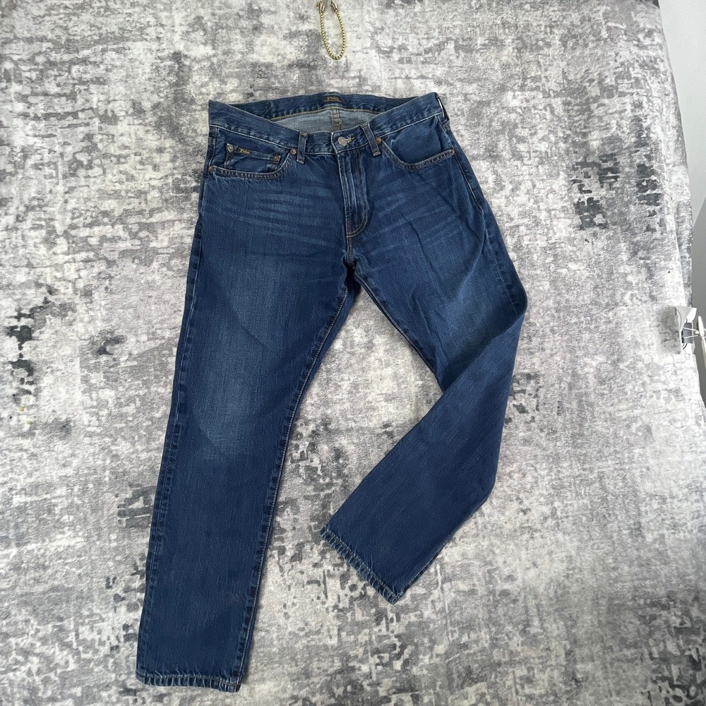 Polo by Ralph Lauren Men's Slim Jeans in Indigo Blue